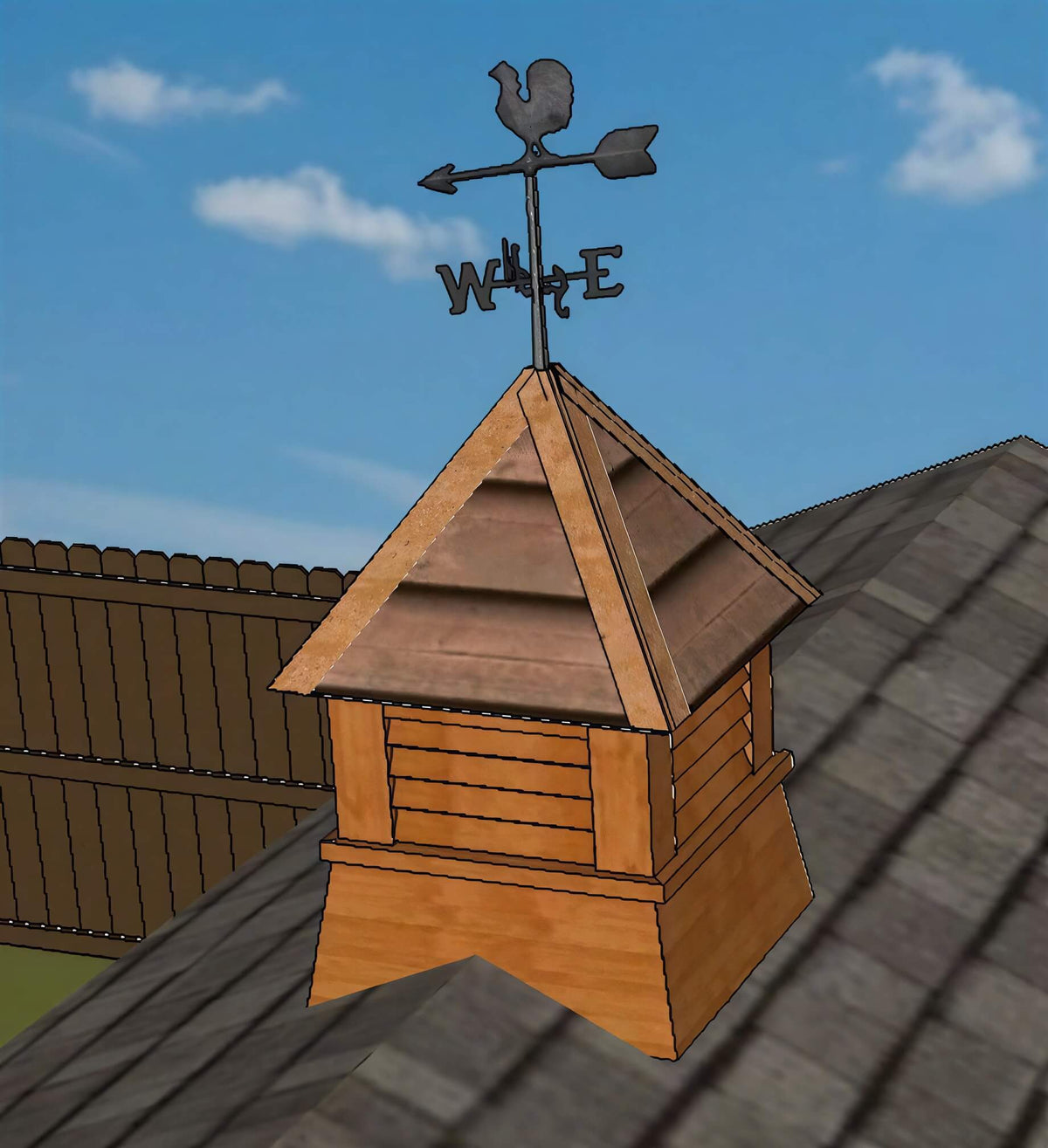 Free cupola plan with every shed plan purchase