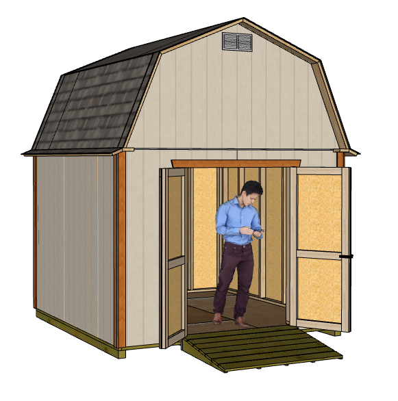 10x10 barn shed plan