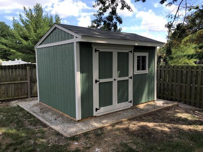 12x10 Saltbox Shed Plan