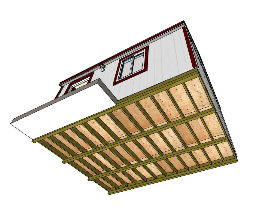 12x16 Backyard Office Shed Plan