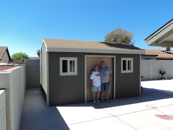 16x12 Saltbox Shed Plan