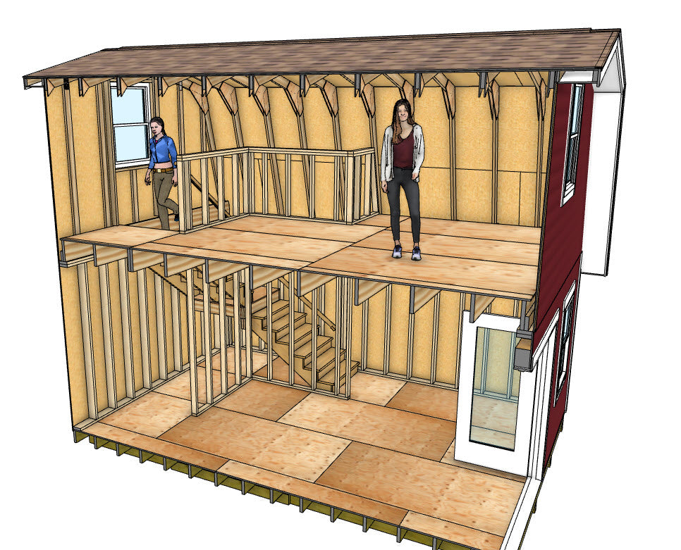 16x20 Barn Shed Plan
