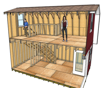 16x20 Barn Shed Plan