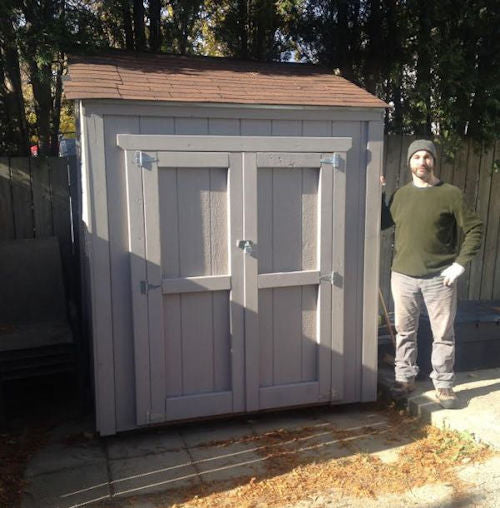 4'x6' Lean-To Shed Plan