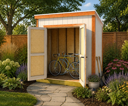4x8 Lean-To Shed Plan