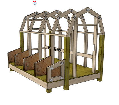 4'x8' Chicken Coop Plans