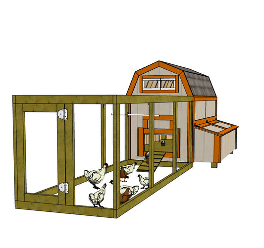 4'x8' Chicken Coop Plans