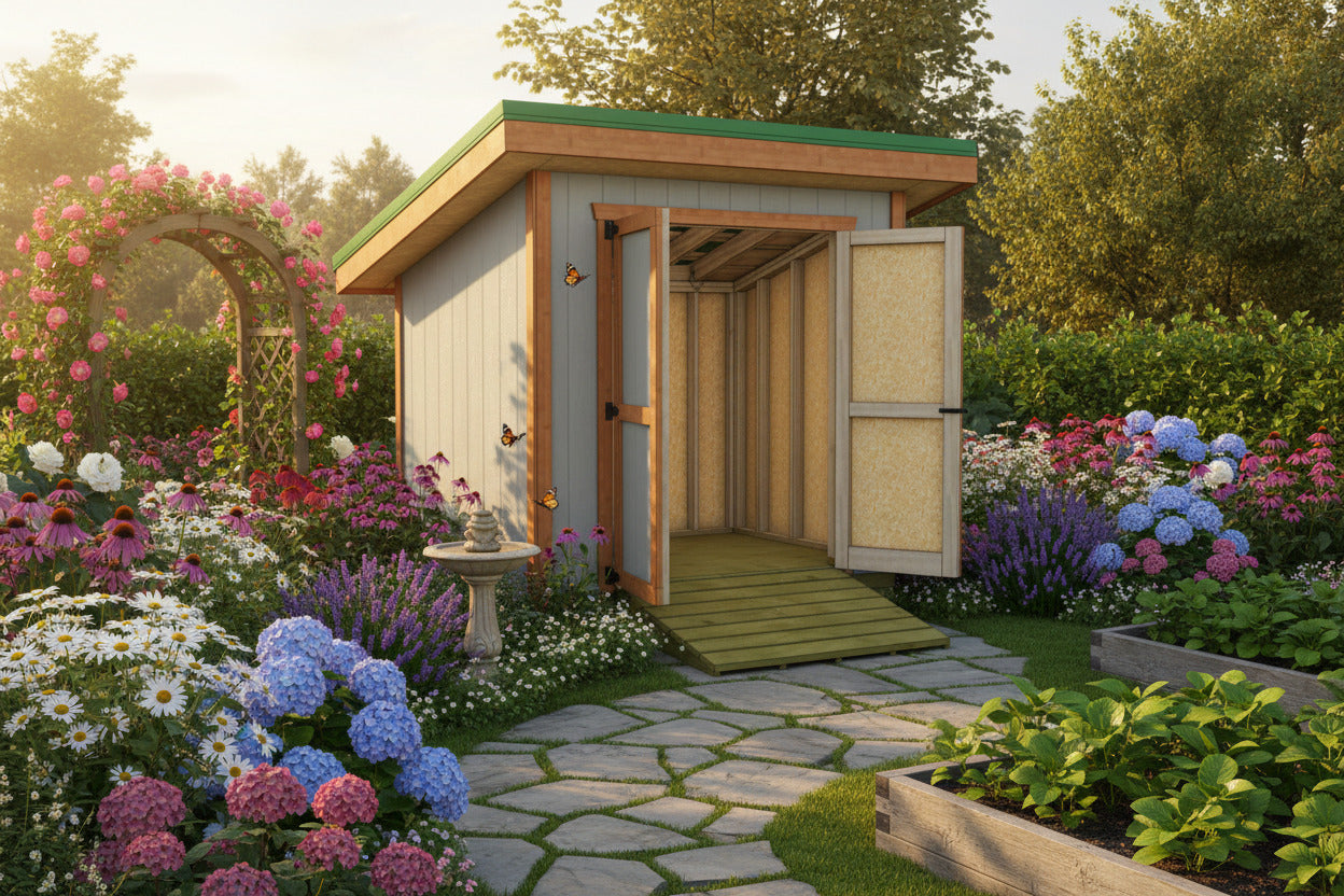 6'x8' Lean-to Shed Plan