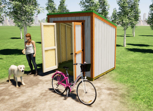 6'x8' Lean-To Shed Plan