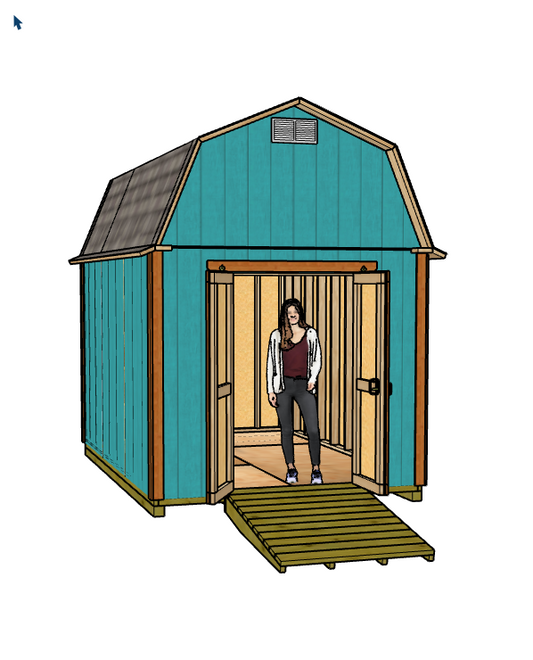 8x12 Barn Shed Plan