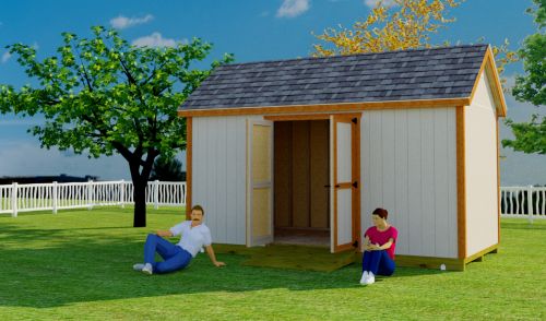 8x16 Gable Shed Plan