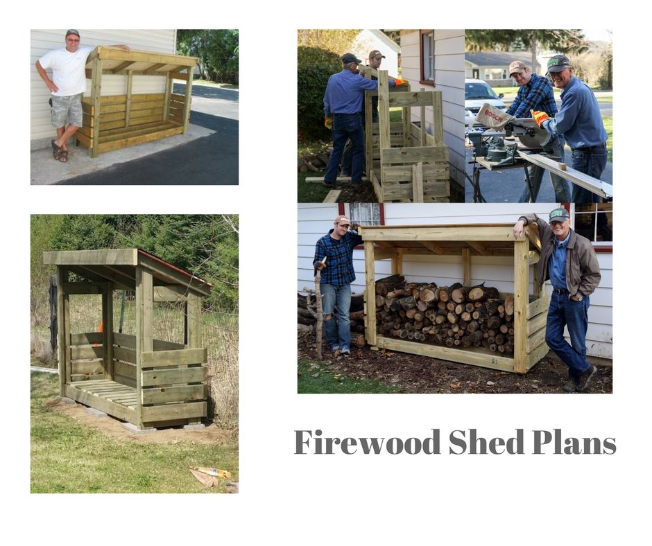 2'x8' Firewood Shed Plan