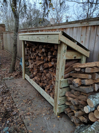 2'x8' Firewood Shed Plan