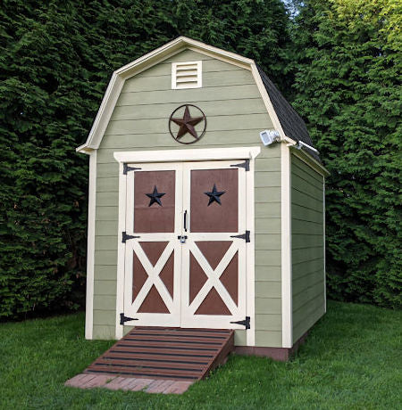 8x10 Barn With Loft Shed Plan