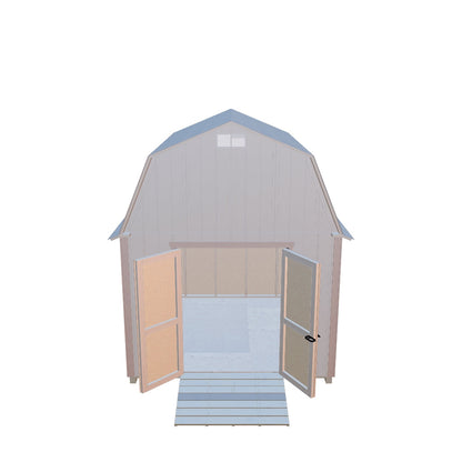 10x10 Barn Shed Plan
