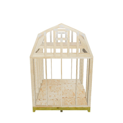 8x10 Barn With Loft Shed Plan