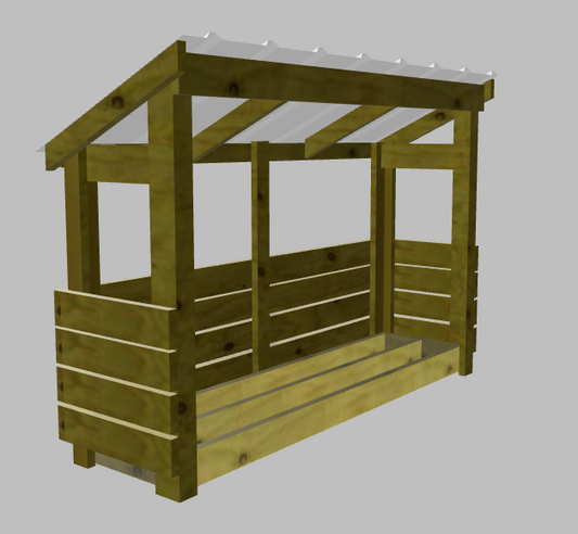 Diy 2x8 Firewood Shed Plans