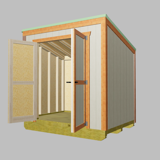 Diy 6x8 Lean To Shed Plans