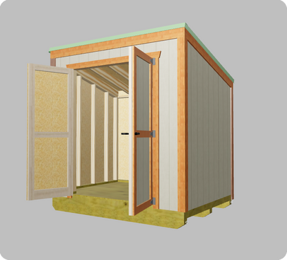 Diy 6x8 Lean To Shed Plans