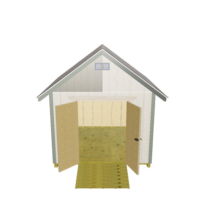 10x10 Gable Shed Plan