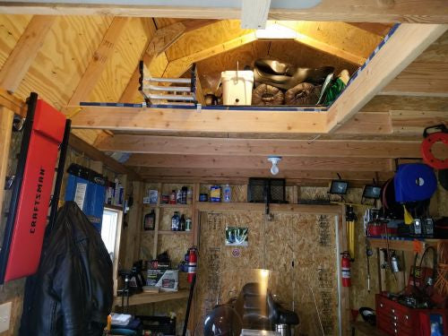 10x16 Barn Shed Plans With Huge Loft