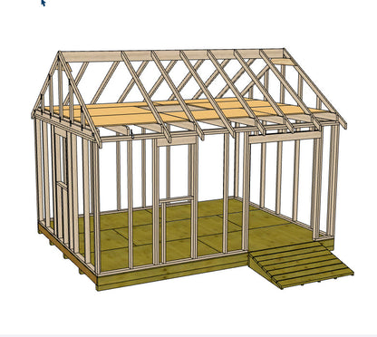 12x16 Garden Shed Plans