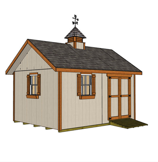 12x16 Garden Shed Plans
