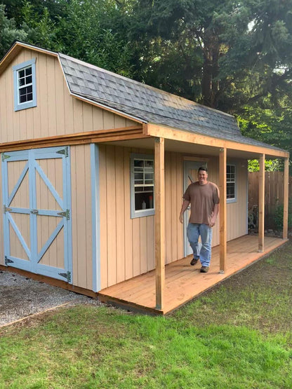 10x16 Barn Shed Plans With Huge Loft